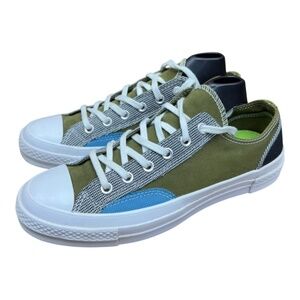 Converse Chuck 70 Unisex Wo’s 9 M7 Green   Hacked "Mix & Match" Sneaker